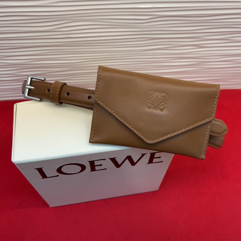 LOEWE 아나그램 버클 가죽 벨트 001-219881