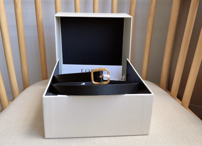 로에베 LOEWE 베지터블 가죽 금속 버클 벨트 001-219884