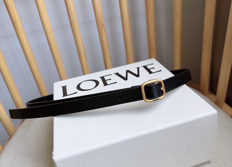 로에베 LOEWE 베지터블 가죽 금속 버클 벨트 001-219884