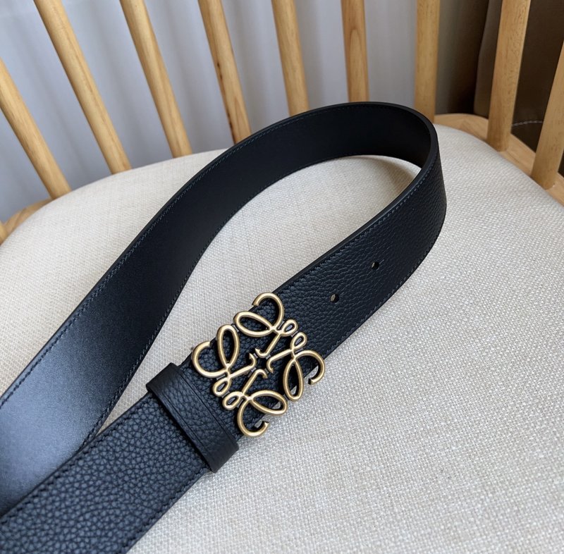 로에베 LOEWE 스무스 카프스킨 애너그램 버클 벨트 001-219889