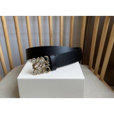 로에베 LOEWE 매끄러운 소 가죽 핀 버클 벨트 001-219893