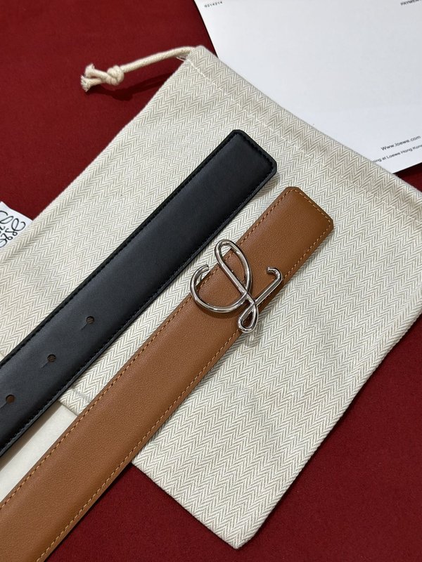 로에베 LOEWE 양면 소가죽 벨트 001-219896