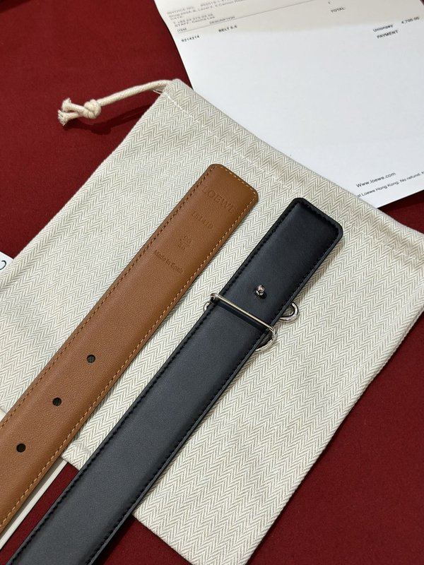 로에베 LOEWE 양면 소가죽 벨트 001-219896