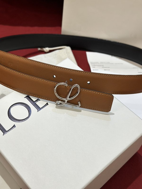 로에베 LOEWE 양면 소가죽 벨트 001-219896