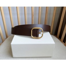 로에베 LOEWE 식혁 가죽 핀 버클 벨트 001-219901