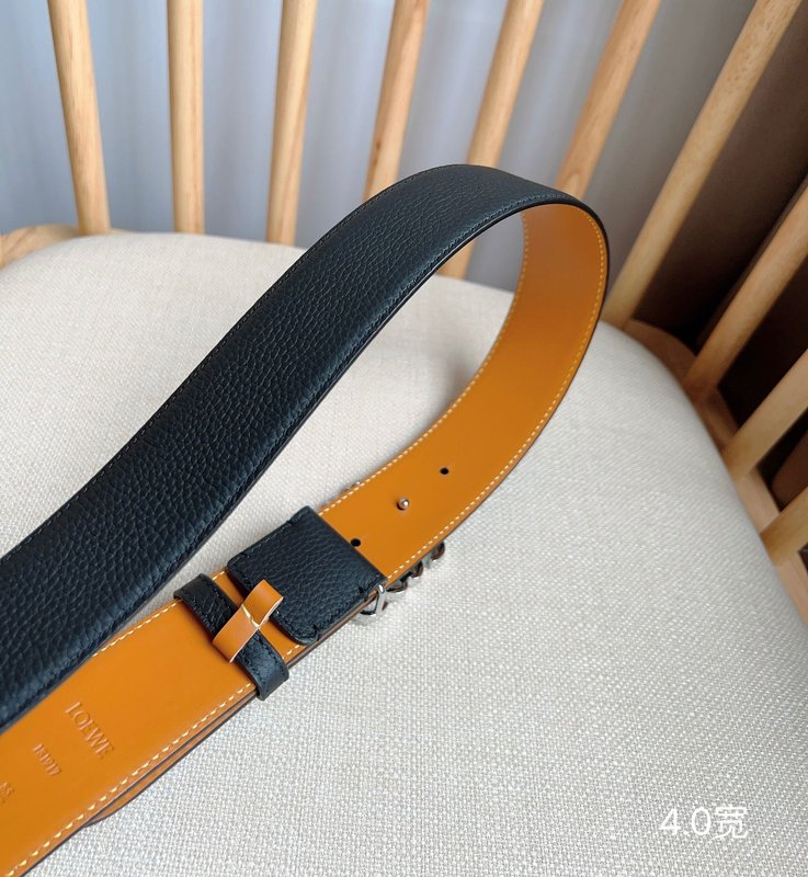 로에베 LOEWE 양면 핀 버클 소가죽 벨트 001-219929