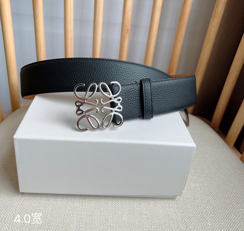 로에베 LOEWE 양면 핀 버클 소가죽 벨트 001-219929
