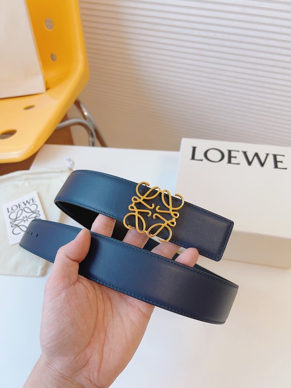 LOEWE 로에베 클래식 와이드 벨트 패션 아이템 001-219935