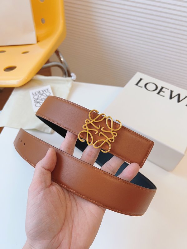 LOEWE 로에베 클래식 와이드 벨트 패션 아이템 001-219935