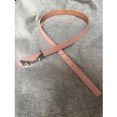 펜디 여성용 슬림 가죽 벨트 2.0cm 001-219945