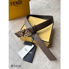 펜디 남성용 양면 캐주얼 벨트 베이지 브라운 001-219954