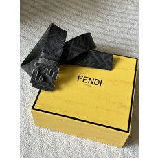 펜디 남성용 양면 FF 패턴 벨트 4.0cm 001-219964