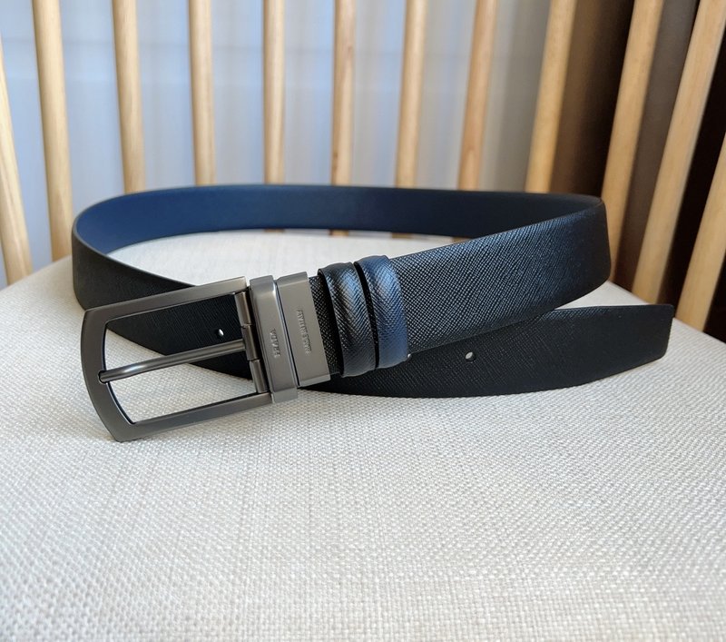 프라다 양면 사피안노 가죽 벨트 001-220127