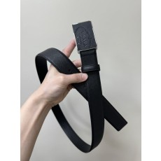 프라다 3.4cm 크로스그레인 블랙 벨트 001-220135