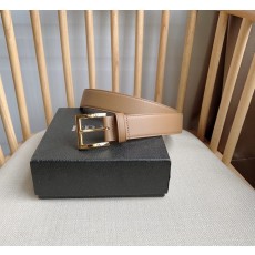 프라다 클래식 가죽 벨트 3.5cm 001-220136