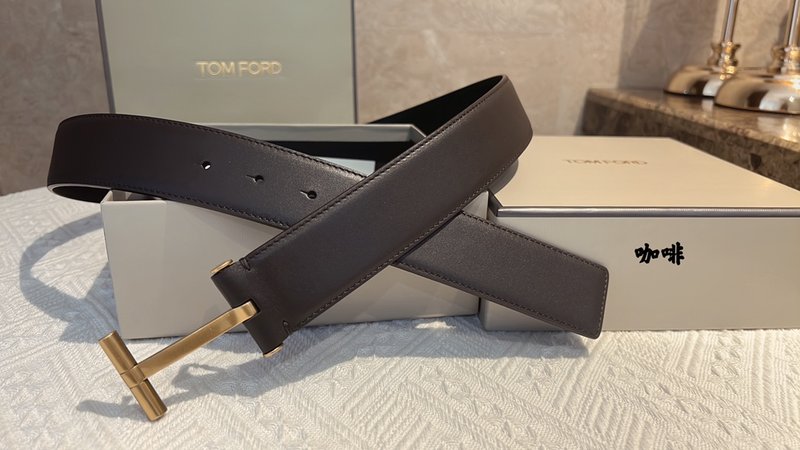 톰포드 남성 T 버클 양면 벨트 001-220205