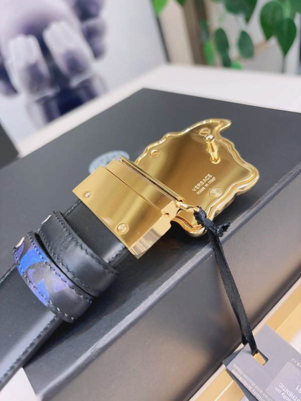 베르사체 리버시블 메두사 버클 벨트 4.0cm 001-220263