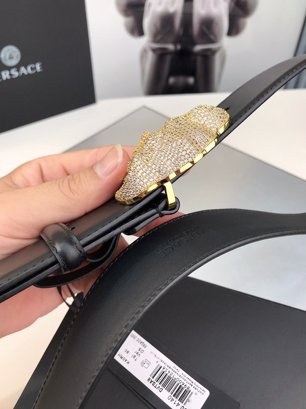 베르사체 크리스탈 메두사 버클 벨트 001-220277