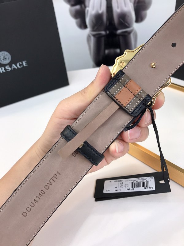 베르사체 메두사 버클 가죽 벨트 001-220279