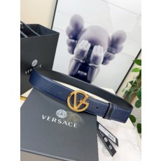 베르사체 리버시블 송아지 가죽 벨트 메두사 V 버클 001-220285