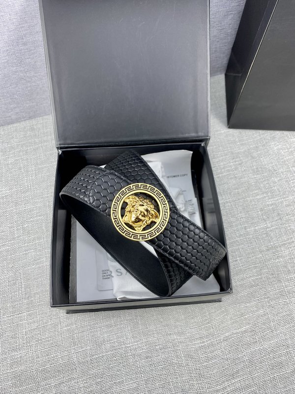 베르사체 Versace 메두사 헤드 가죽 벨트 001-220294
