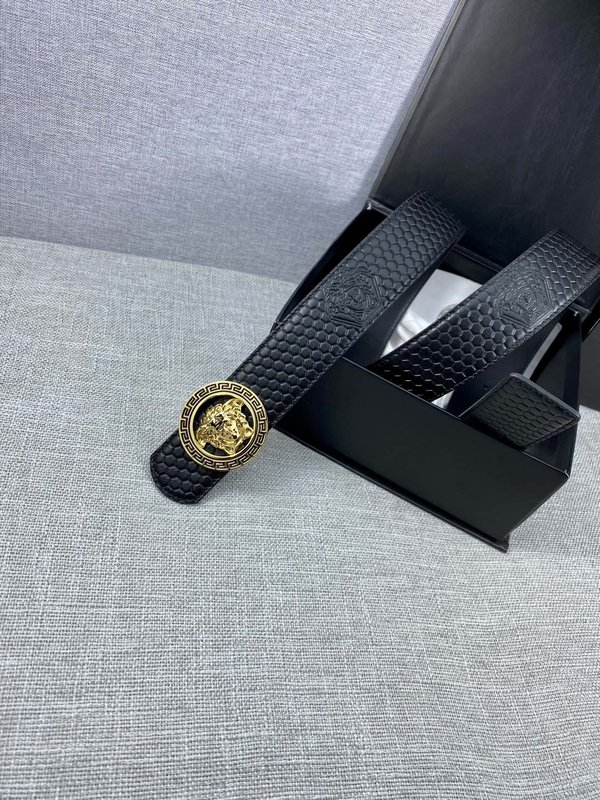 베르사체 Versace 메두사 헤드 가죽 벨트 001-220294