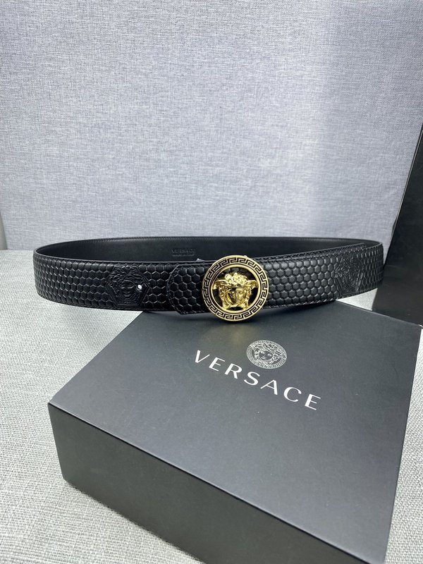베르사체 Versace 메두사 헤드 가죽 벨트 001-220294
