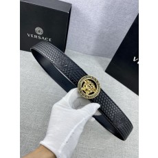 베르사체 Versace 메두사 헤드 가죽 벨트 001-220294