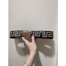 베르사체 메두사 소가죽 벨트 4cm 001-220310