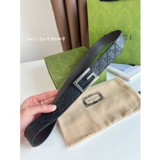 구찌 오토 버클 벨트 양면 소가죽 35MM 001-220346
