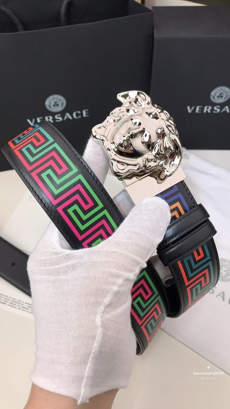 베르사체 Versace 메두사 버클 양면 벨트 001-220350