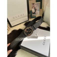 구찌 남성 소 가죽 벨트 이탈리아 원산 40mm 폭 001-220427