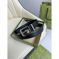 구찌 이탈리아 원산 가죽 정밀 전도 버클 벨트 001-220439