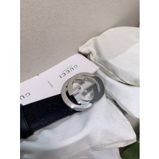 구찌 클래식 더블 G 버클 블랙 소가죽 벨트 001-220447