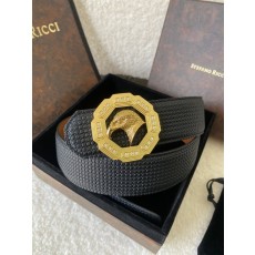 스테파노 리치 독수리 버클 엠보스 가죽 벨트 001-220495