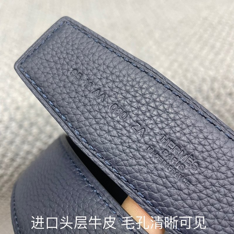 에르메스 양면 TOG 가죽 벨트 스틸 버클 3.8cm 001-220600