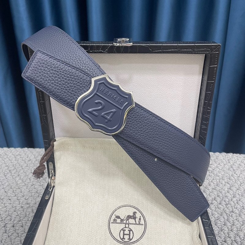 에르메스 양면 TOG 가죽 벨트 스틸 버클 3.8cm 001-220600