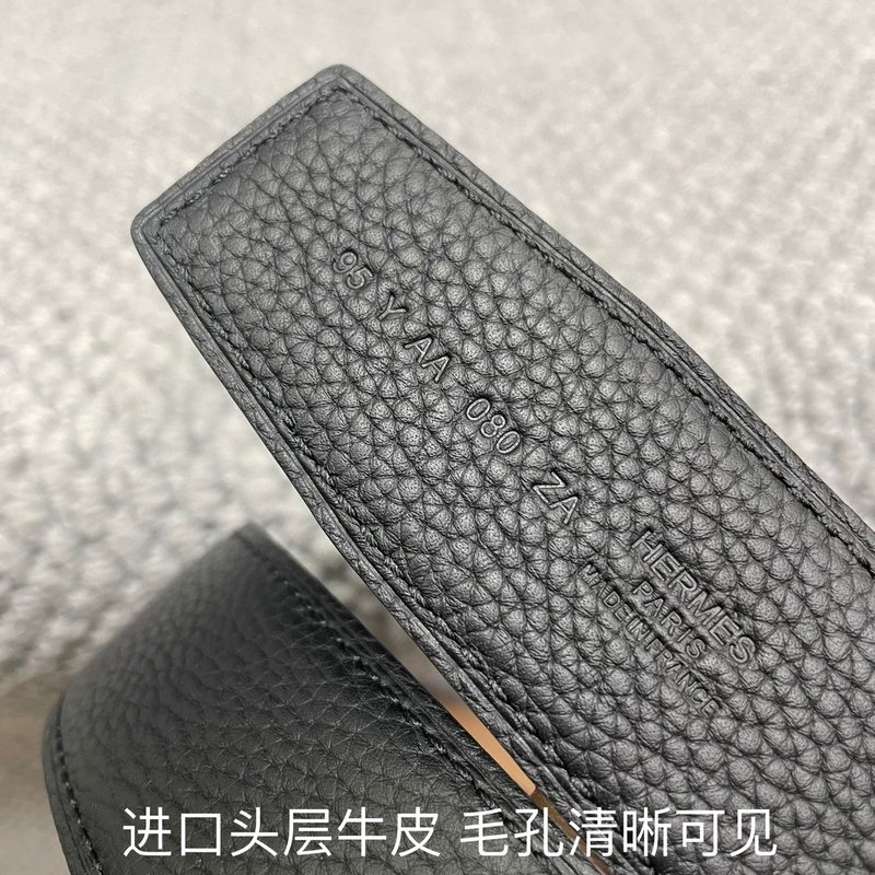 에르메스 양면 TOG 가죽 벨트 3.8cm 스테인리스 001-220604