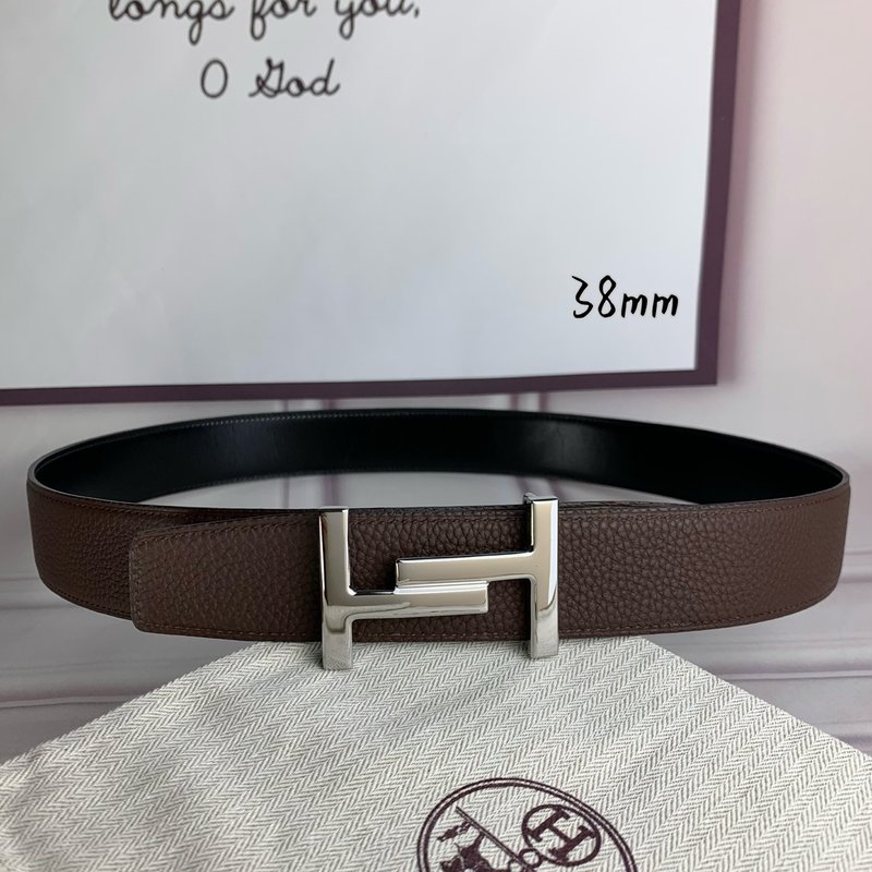 에르메스 양면 가죽 H 버클 벨트 38mm 001-220624