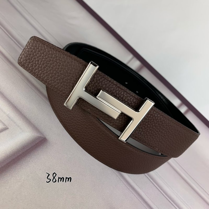 에르메스 양면 가죽 H 버클 벨트 38mm 001-220624