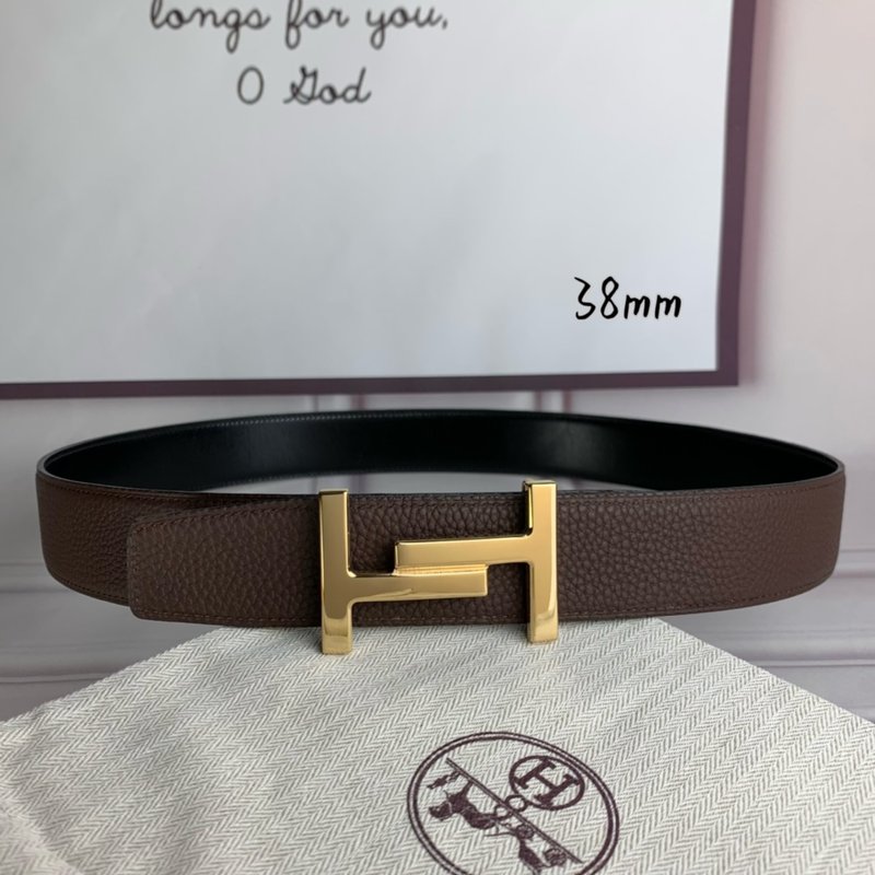 에르메스 양면 가죽 H 버클 벨트 38mm 001-220624