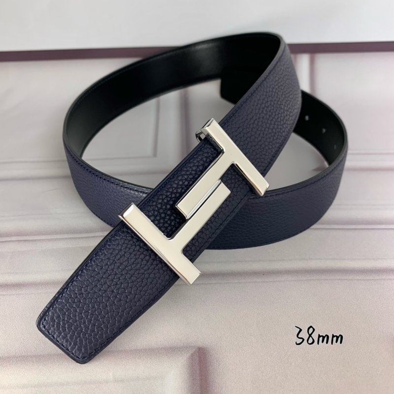 에르메스 양면 소가죽 H 버클 벨트 38mm 001-220625