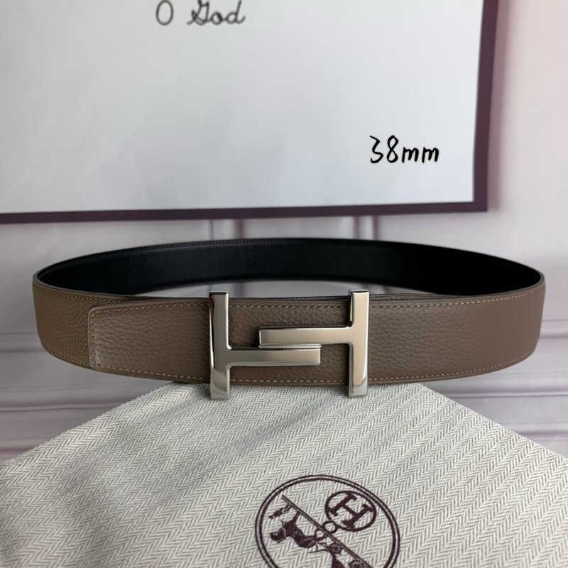 에르메스 H 버클 소가죽 벨트 38mm 폭 001-220629