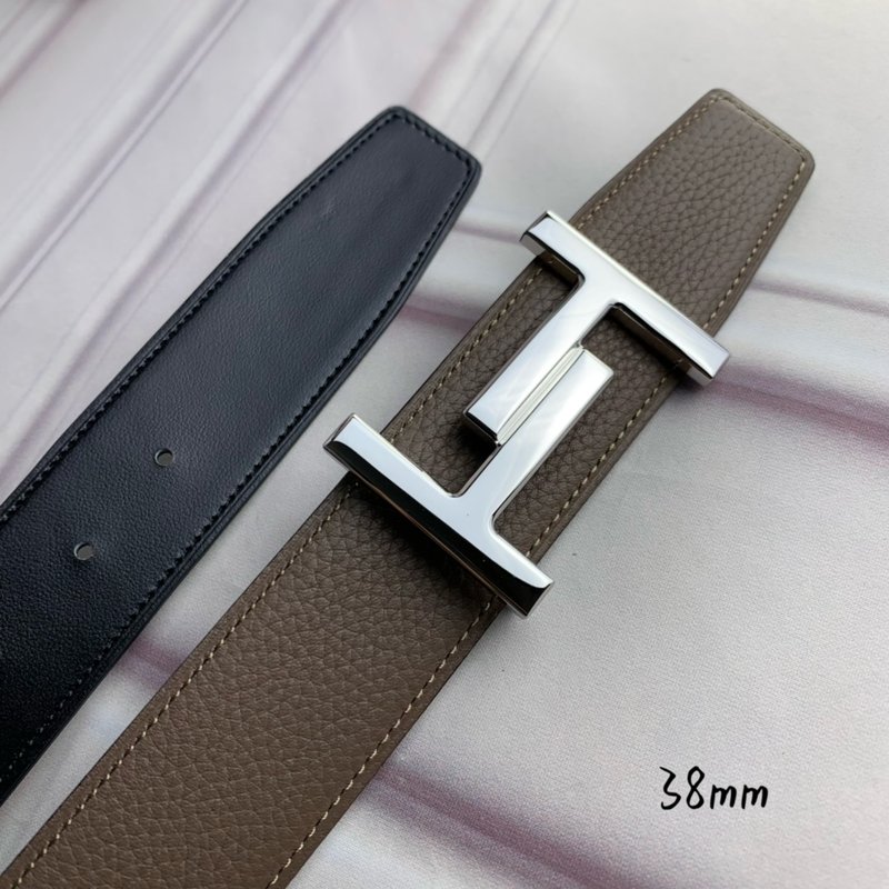 에르메스 H 버클 소가죽 벨트 38mm 폭 001-220629