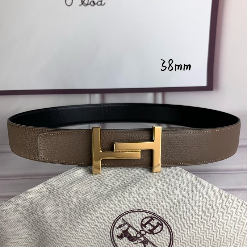 에르메스 H 버클 소가죽 벨트 38mm 폭 001-220629