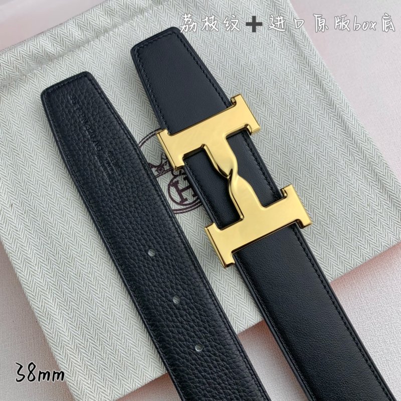 에르메스 양면 H 버클 벨트 38mm 블랙 001-220644