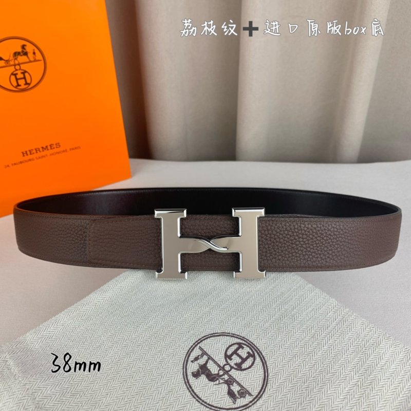 에르메스 양면 H 버클 벨트 38mm 수입 소가죽 001-220646