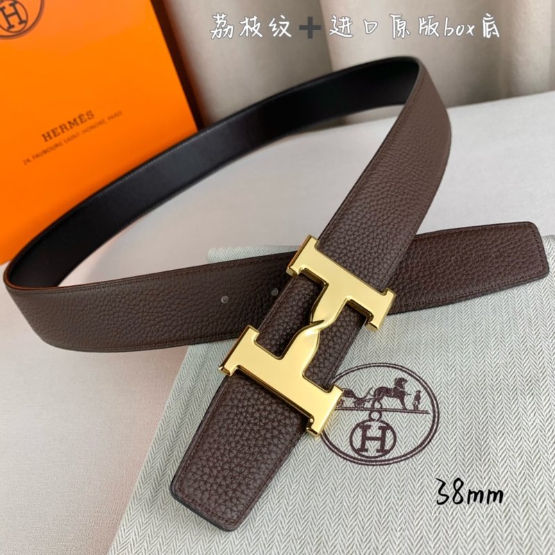 에르메스 양면 H 버클 벨트 38mm 수입 소가죽 001-220646