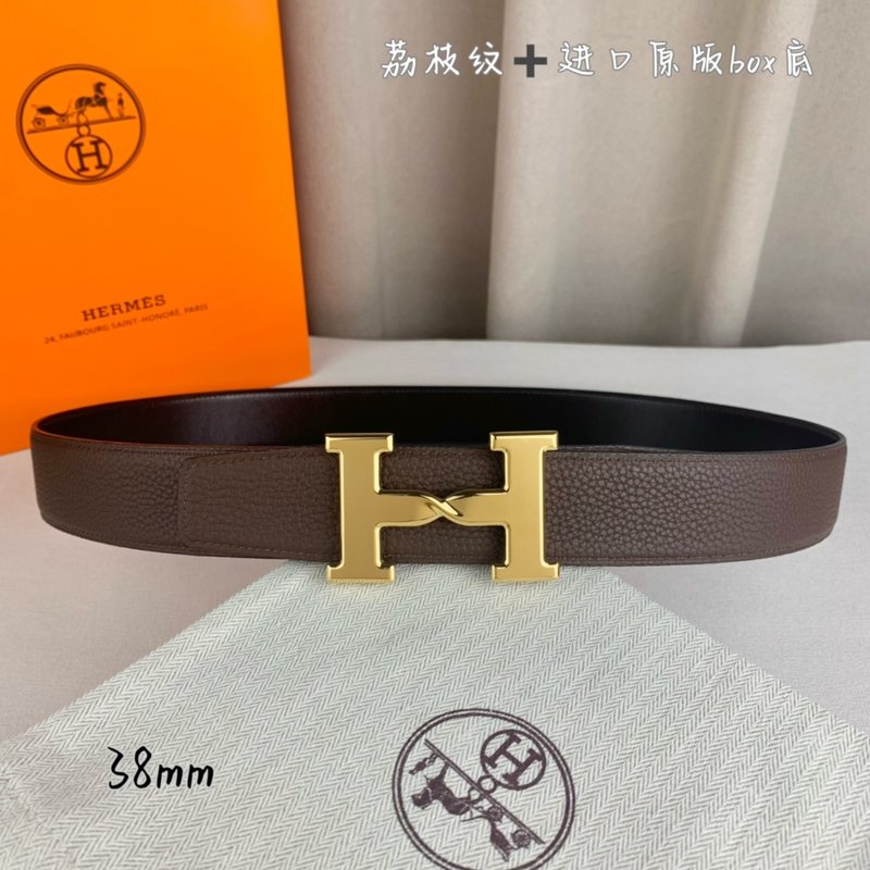 에르메스 양면 H 버클 벨트 38mm 수입 소가죽 001-220646