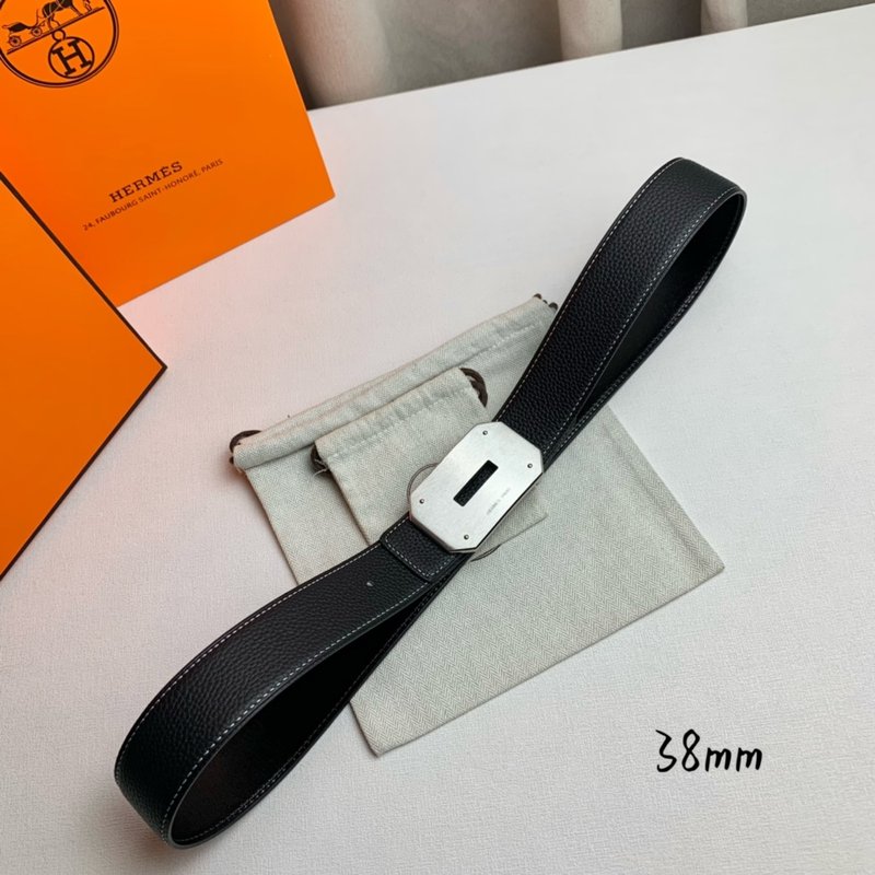 에르메스 클래식 평헤드 양면 벨트 38mm 001-220682